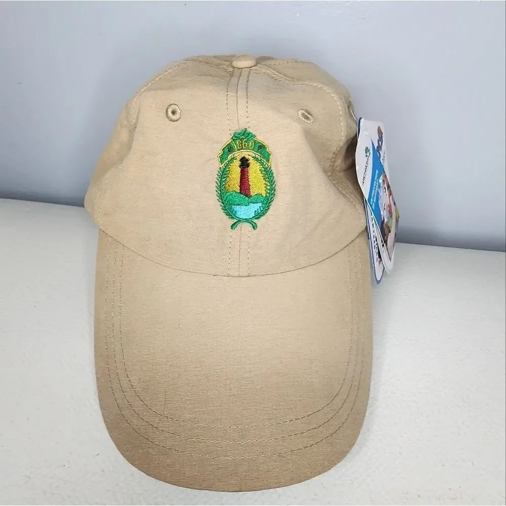 Adams Mens Golf Hat Jupiter Lighthouse 1860 One Size Adjustable golf Hat Cap NWT